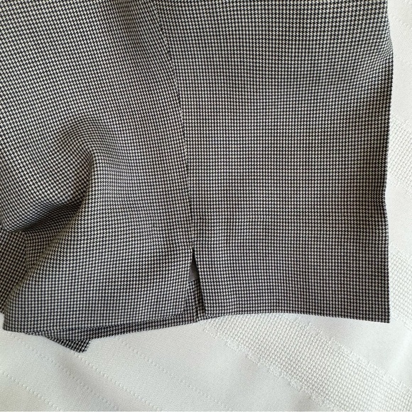 Vintage Ann Taylor Silk Houndstooth Pantsuit Set Petite 8P 10P Lined - Picture 14 of 17